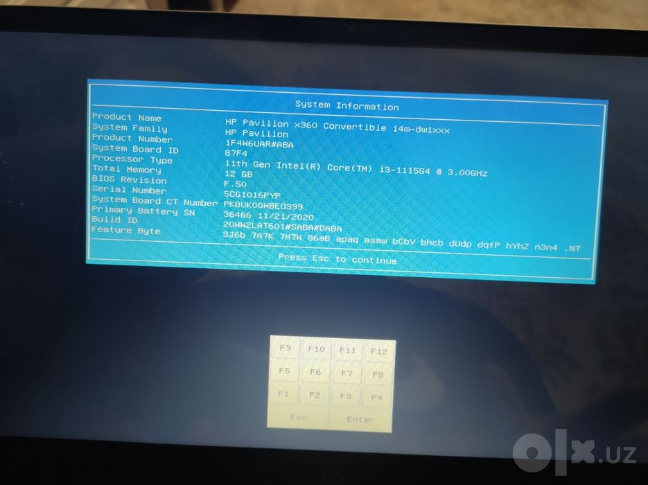 HP laptop sotiladi