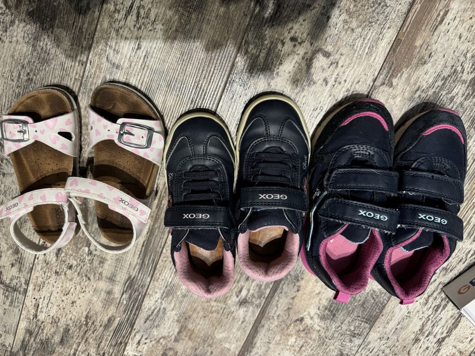 Lot adidasi sandale Geox fetite marime 25, 26, 27