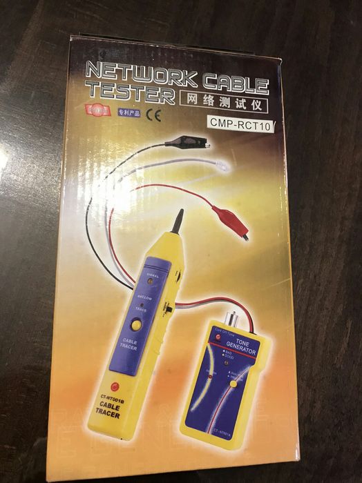 Тестер за кабели и LAN CMP-RCT 10