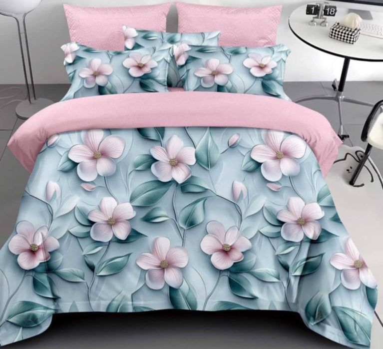 Lenjerie de pat 6 piese pentru pat dublu