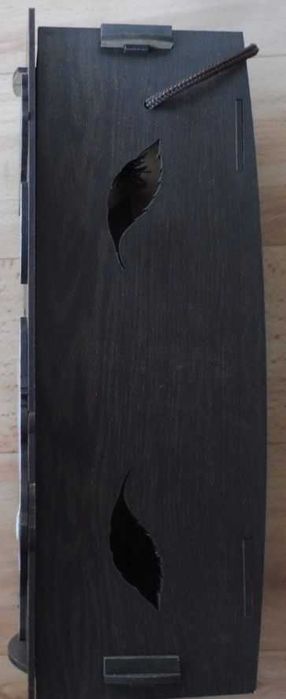 Кутия подаръчна за бутилка вино или ракия, оригинална, от MDF