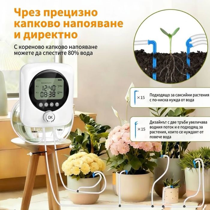 Автоматична капкова напоителна система