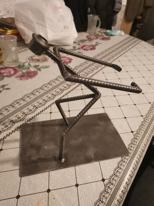 Scarita din lemn de mesteacan si ornamente decorative,