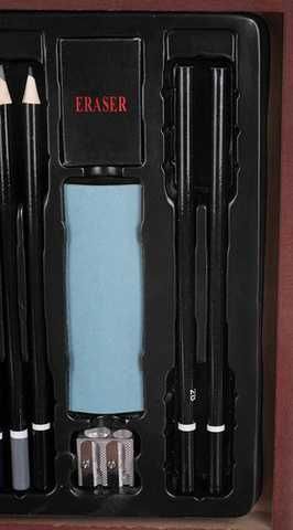 Художествен комплект за рисуване в куфар, 148 части, за деца и възрастни