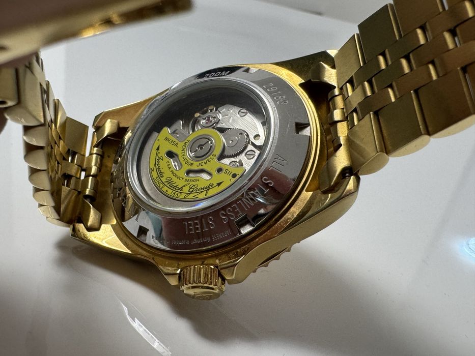 Ceas Invicta Pro Diver 29183 automatic auriu