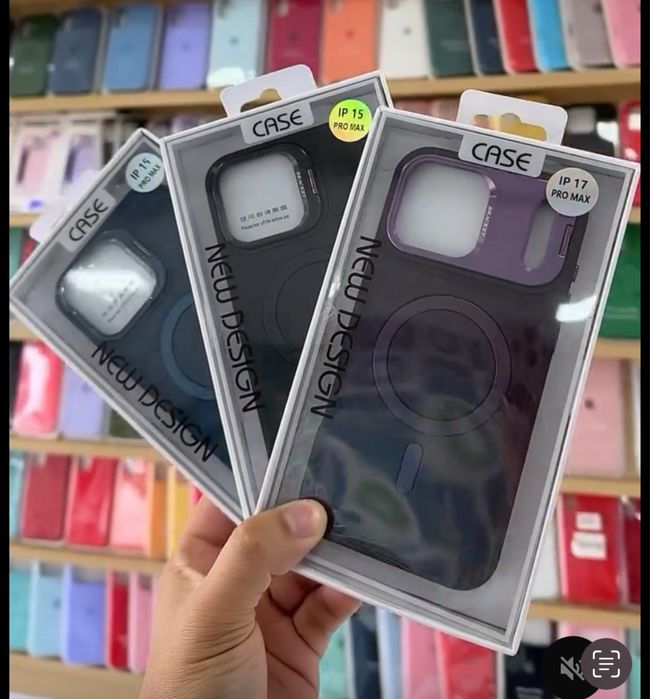 Iphone 17 PRO 17 PRO MAX 17 Husa Magsafe Imitatie Piele Anti Soc