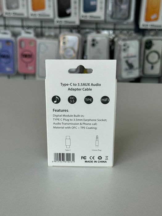 Cablu audio Auxiliar- USB C, 1 m