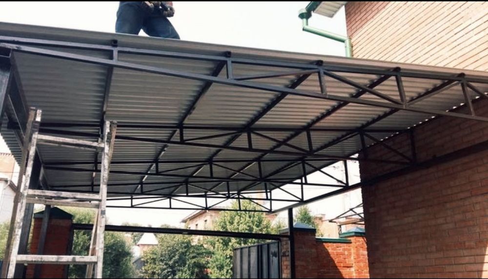 Сварщик  изготовление навесов сварка котлов электросварка