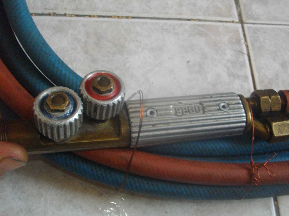 52см Оксиженна ацетиленова горелка PREGO немска старо качество маркучи