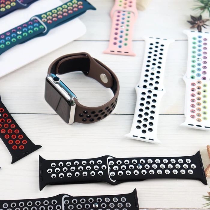 Силиконови каишки Silicone Nike за Apple Watch ULTRA/SE/11/10/9/8/7/6