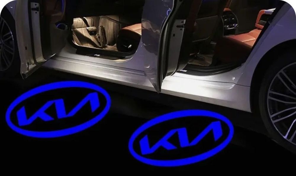 Подсветка на дверь машины kIA