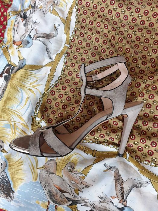 Sandale piele naturala intoarsa Stuart Weitzman Musette Il Passo