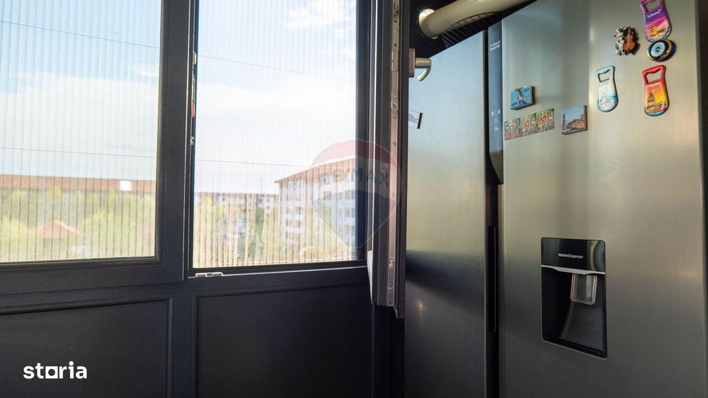 Dobroesti - vanzare apartament 2 camere mobilat complet, cu terasa