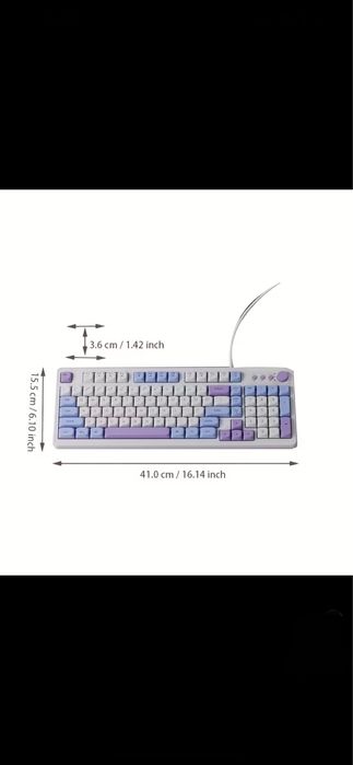 Tastatura Gaming cu fir, RGB,Knob/rotita de Volum.NOU