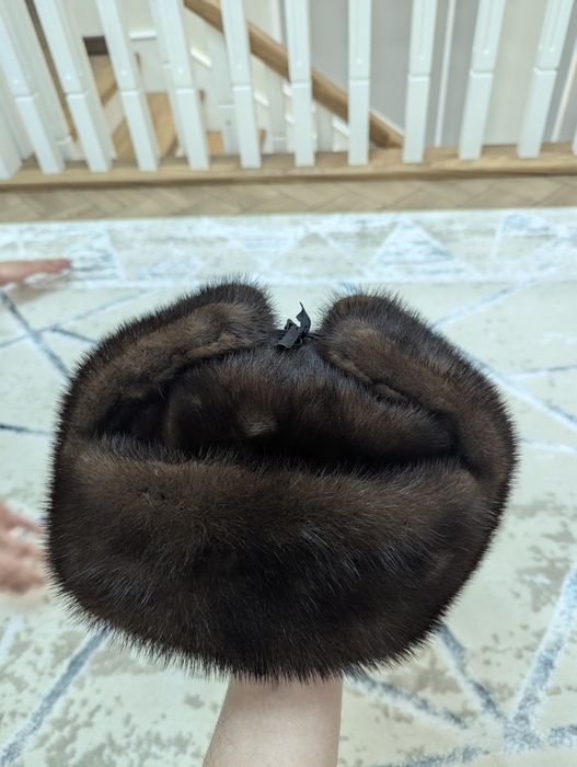 Продается мужская норковая ушанка