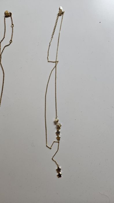 Сребърно (позлатен) колие