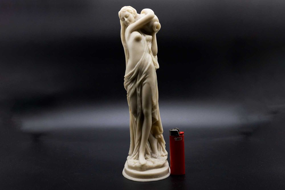 Ръчно изработена мраморна скулптура „Венера“ – гола женска фигура