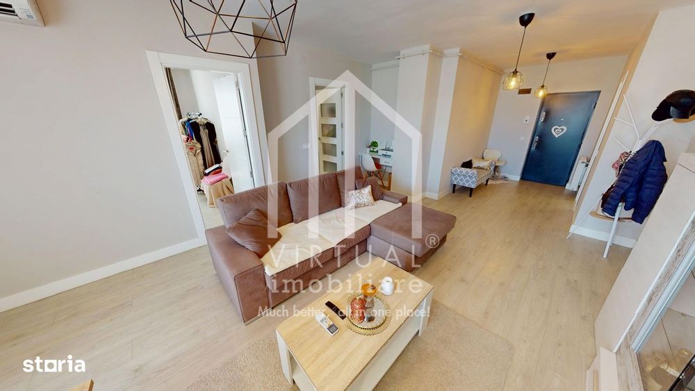 Apartament de vanzare in Sibiu, 77 mp, mobilat si utilat, cartier Alma