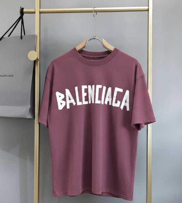 ОВЪРСАЙЗ тениски с BALENCIAGA дизайн, 6 цвята! Или поръчай с ТВОЯ идея