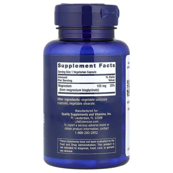 Life Extension Magnesium Glycinate Глицинат магния магний magniy