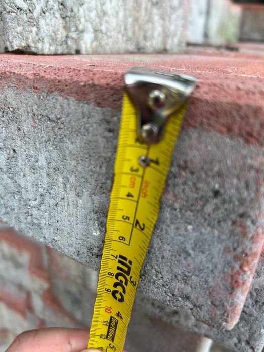 Pavaj de 8Cm culoare roșu
