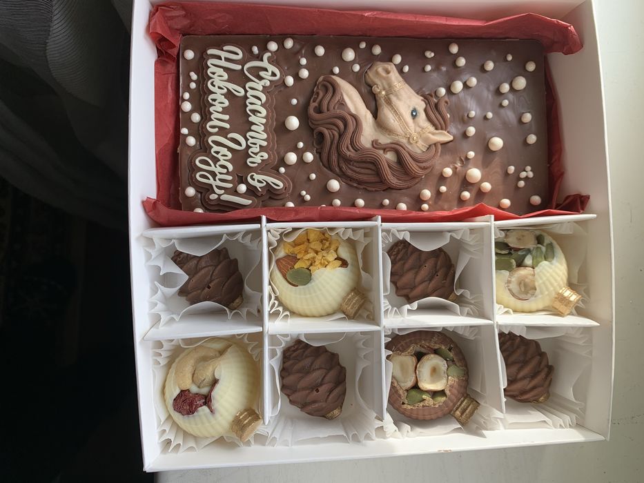 Подарки из шоколада ручной работы