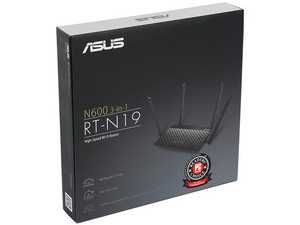 Router Wireless ASUS RT-N19 N600 Single-Band 600 Mbps VPN Nou Sigilat