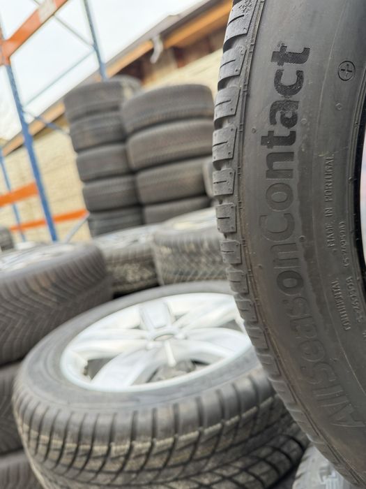 Jante 19 Anvelope Roti Originale VW Tiguan III Anvelope 255/45 R19 100T Allsezon Continental Nou 0km
