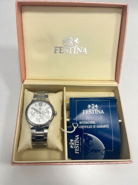 Festina Мултифункционален часовник от неръждаема стомана