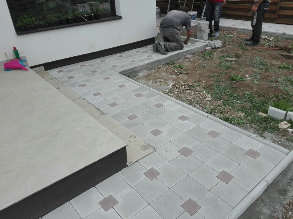 Fabricam pavaje si pavele model solzi antiderapant pentru gradina tera