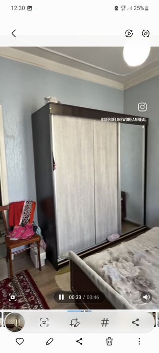 Uchtepa da 2 xonali 2ta balkonli uy sotiladi