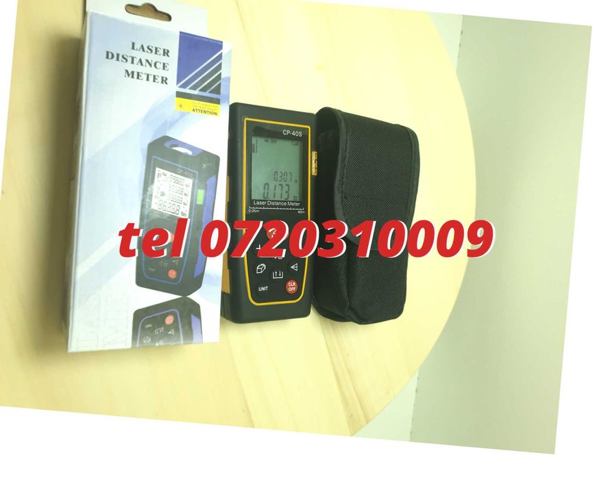 Telemetru Laser Profesional 40m Model 2021