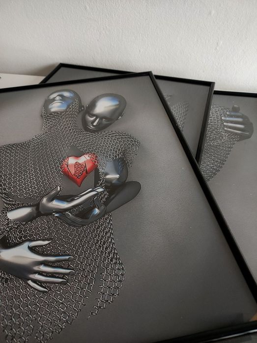 Коледни / Уникален комплект 3 броя арт фотографии/снимки/картини (не с