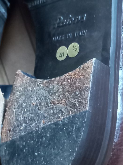 Ghete din piele lăcuita -fabricați Italia