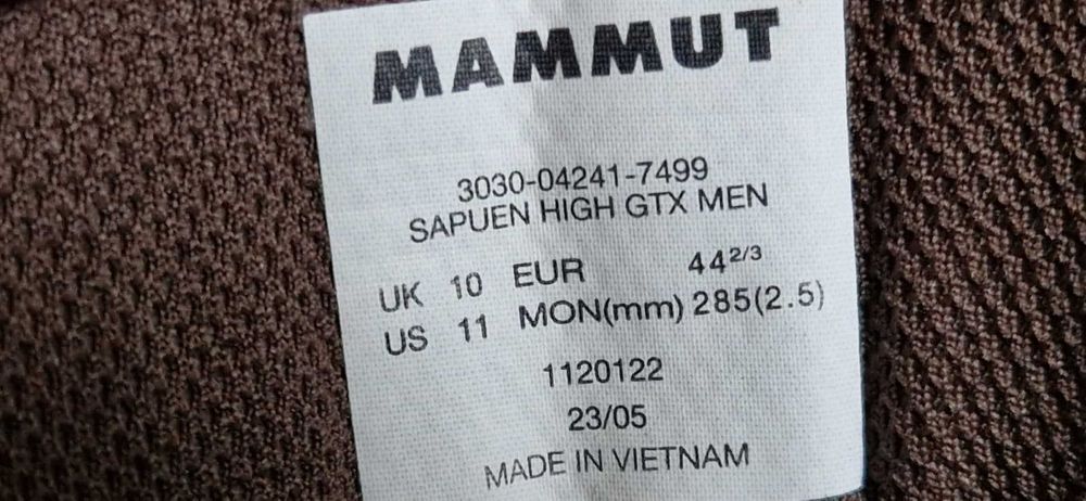 Bocanci Mammut GTX masuri 42 si 44 Sapuen salewa salomon ghete munte