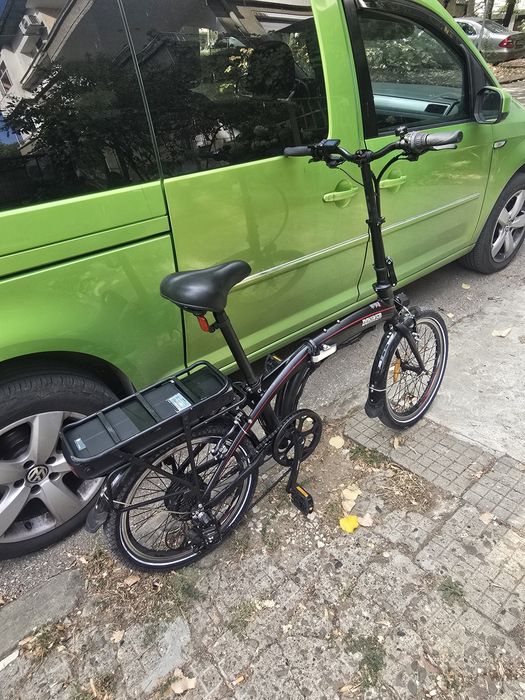 Сгъваем алуминиев,електрически велосипед 20 цола