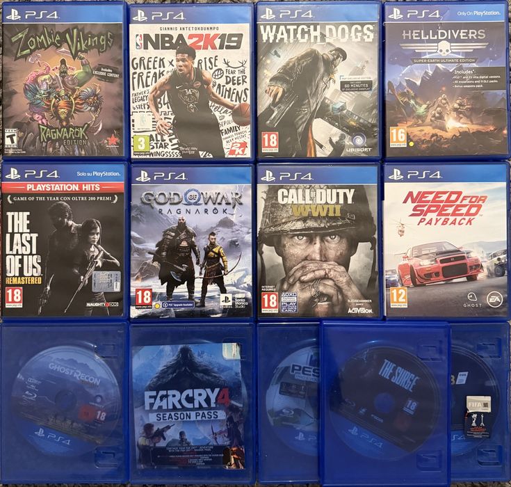 Pachet de jocuri PS4, lot Jocuri PS