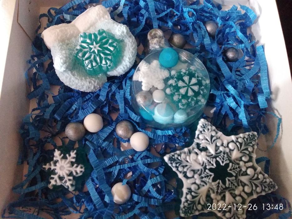 Новоднее подарочное мыльце