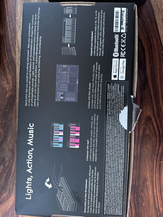 Roli lumi play and Seaboard block studio edition