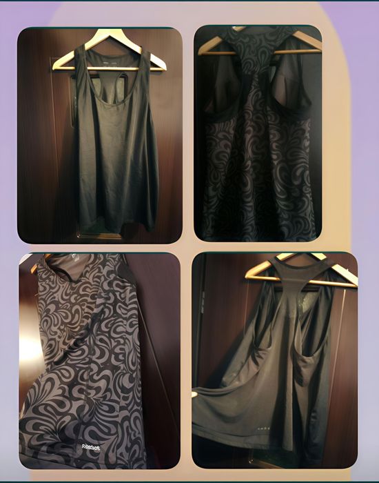 TRANSPORT GRATUIT!Maieuri sală L/ XL damă colanți L/XL Puma /Reabok/As