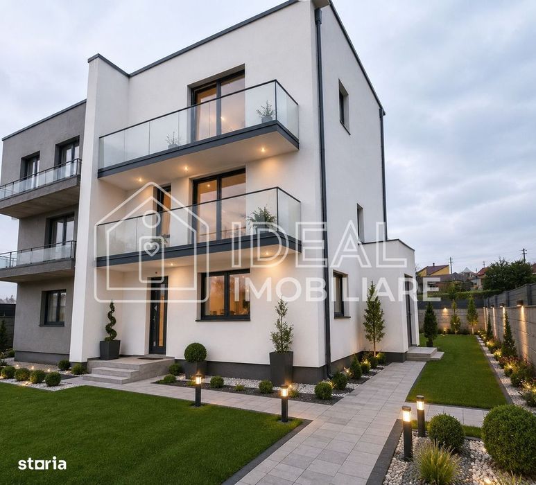 Duplex Modern cu 4 camere si gradina, în Gușterita