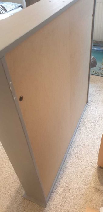 dulapior baie Hemnes gri