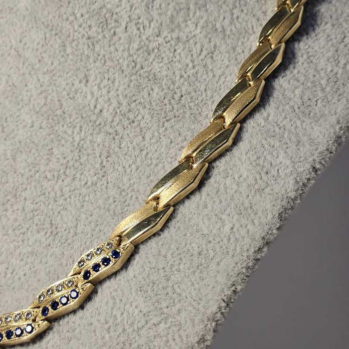 Colier din aur galben 14K cu pietre, 26.86 Grame