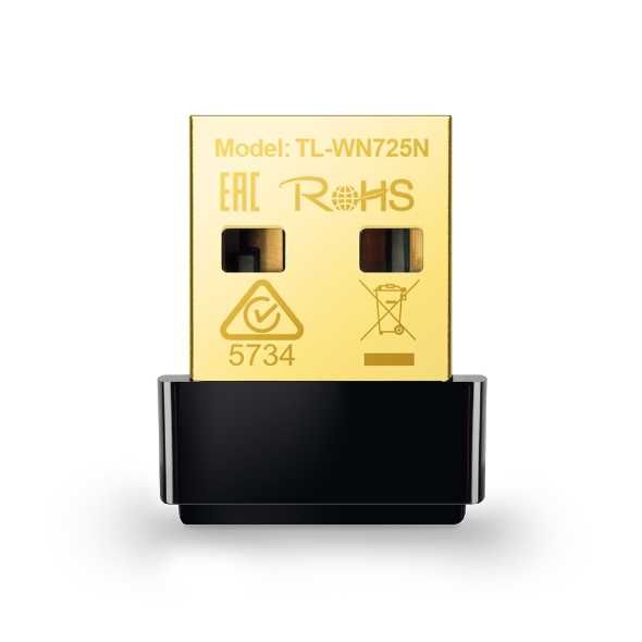 ; USB-адаптер TL-LINK-WN725N  Wireless N Nano USB Adapter, Nano Size