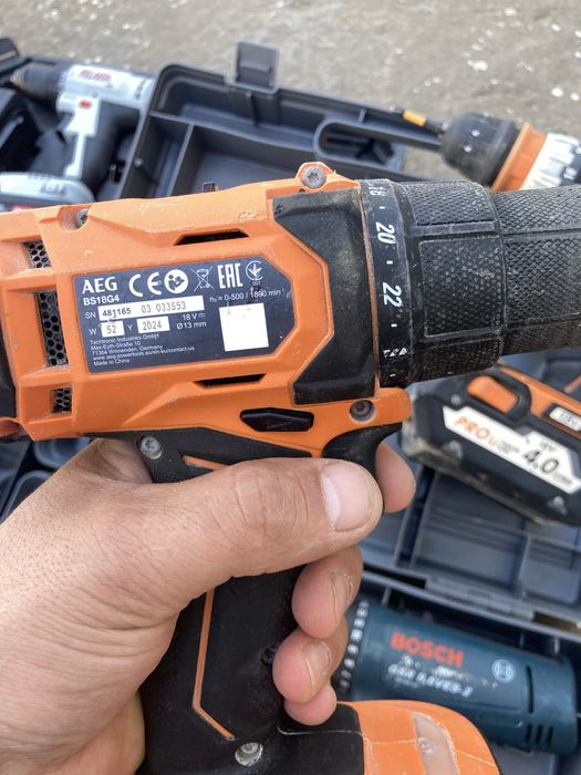 Шуруповерт Bosch AEG ресанта тотал