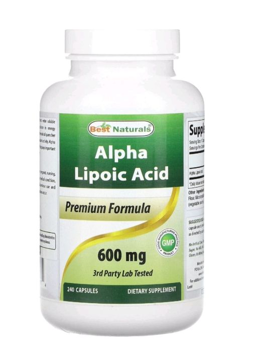 Альфа липоевый кислота 600 мг 240 капсул