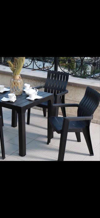 Летние стол и стулья Кант