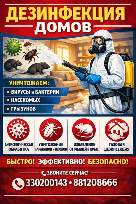Дезинфекция квартира