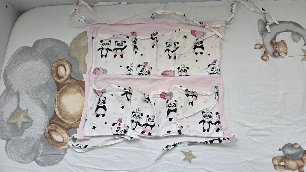 Дървена Бебешка кошара 60/120 с люлеещ механизъм