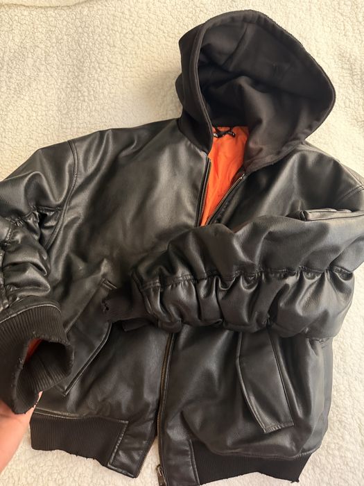 Мъжко кожено яке ZARA